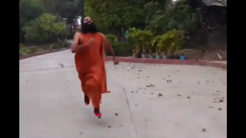 Ram Dev Baba Running